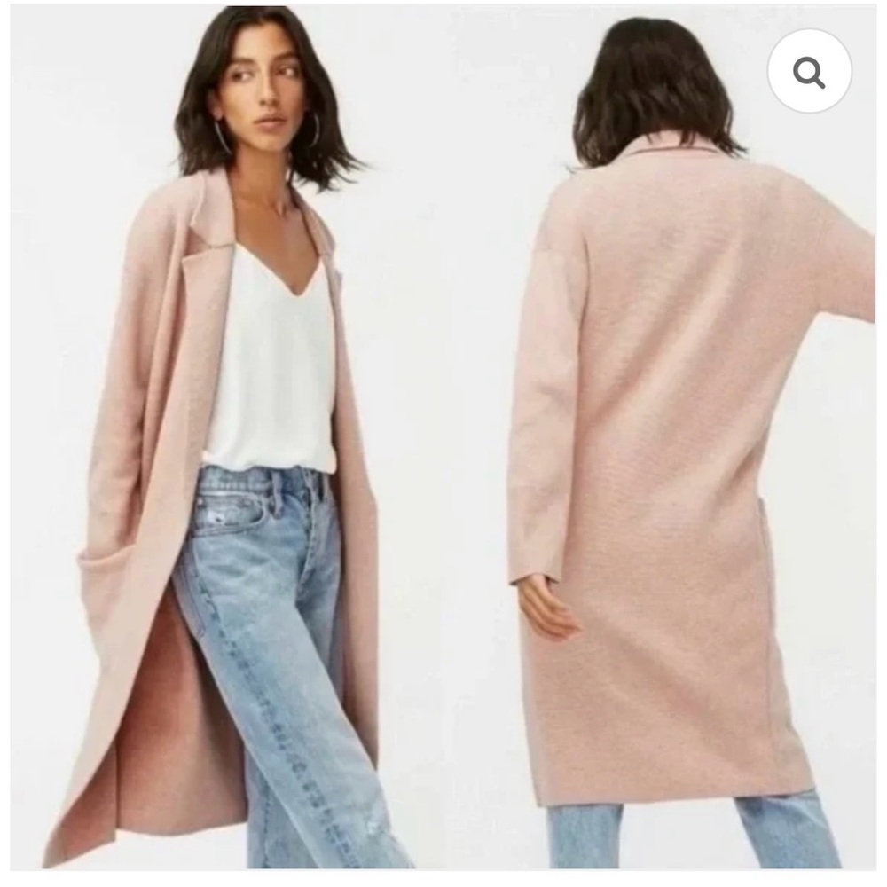J Crew Ella open-front long sweater-blazer size x-small NWT